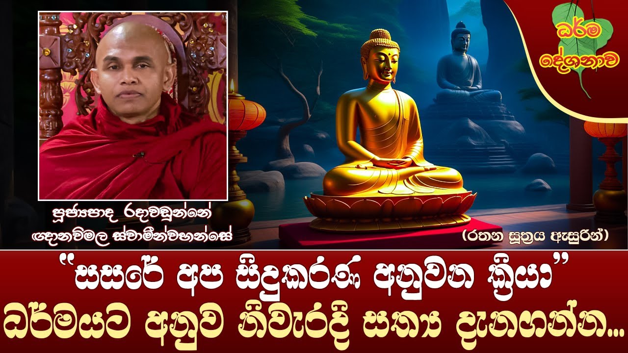 Ven Radawadunne Gnanawimala Thero | 2023-12-28 | 06.30 PM (ධර්මය අනුව නිවැරදි සත්‍ය දැනයන්න...)
