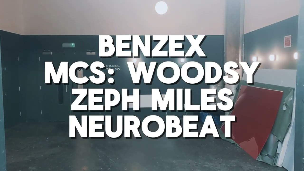 Benzex MCs: Woodsy, Zeph Miles & Neurobeat Live at Cue:Rated
