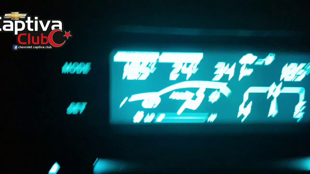 Captiva LTZ Yol Bilgisayarı ve Dijital Klima Kullanımı ( using a trip computer and air conditioner )