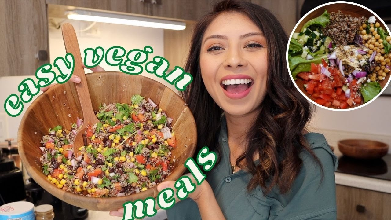 EASY VEGAN PLANT BASED MEALS / QUINOA RECIPES
