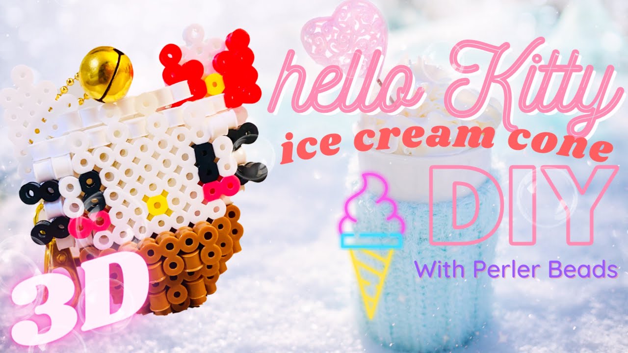 MUST WATCH: HELLO KITTY 3D PERLER DIY + DAISO SARINO SHOPPING HAUL + BONUS 3D PERLER TUTORIAL