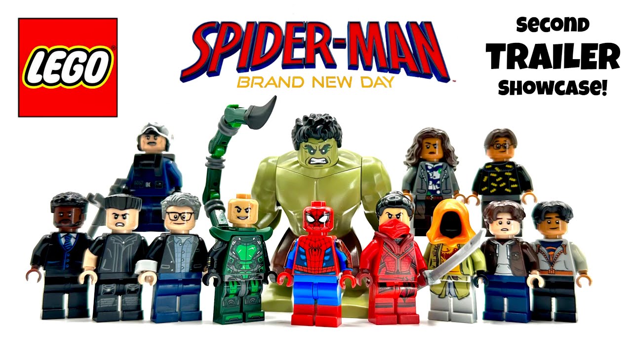 LEGO SPIDER-MAN BRAND NEW DAY | How To Build ALL TRAILER 2 Characters! 