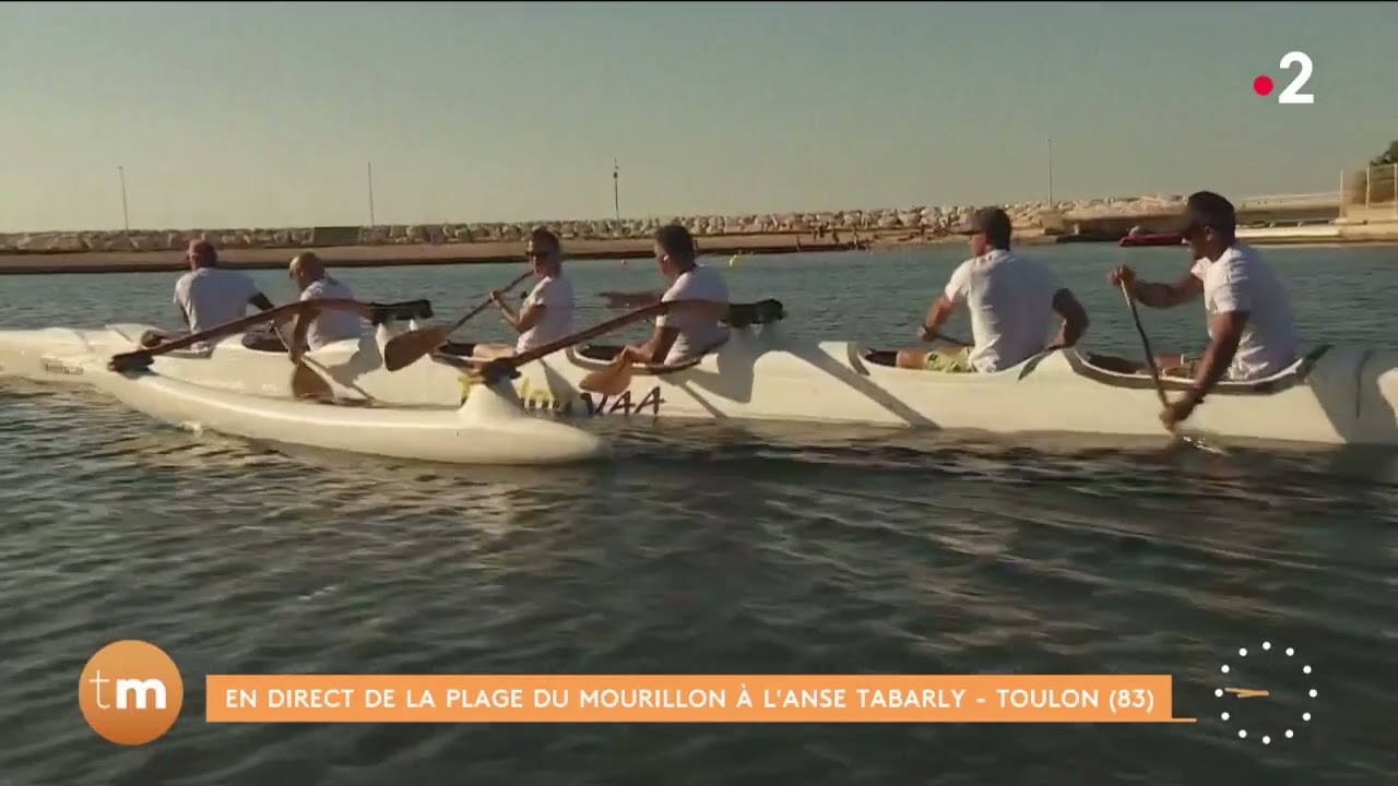 Toulon Va'a : un club de pirogue polynésienne dans le Var / Télématin  - France 2