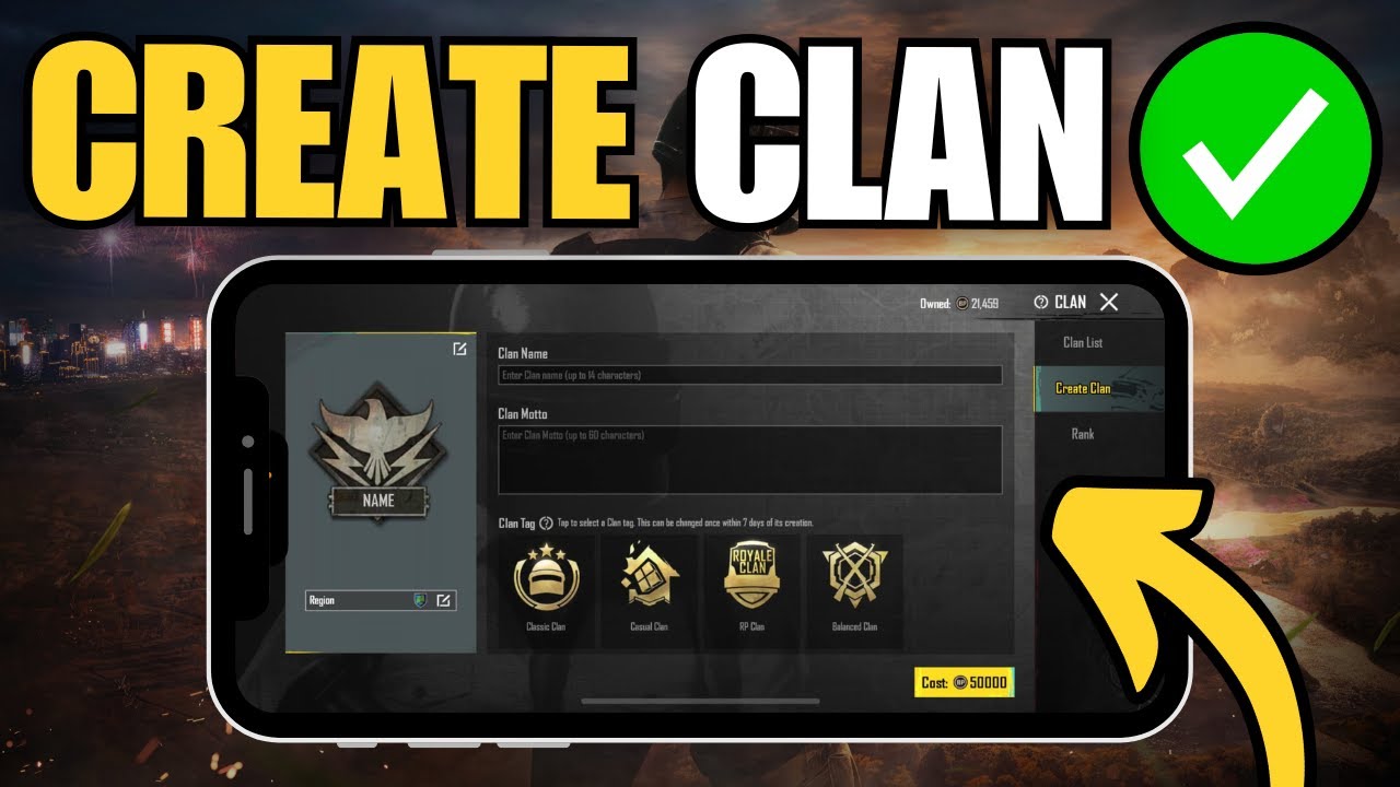 How To Create a Clan in PUBG Mobile