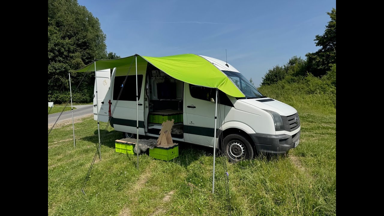 Einfach erklärt ... ein besonderes Vordach für das Wohnmobil selbst gebaut.