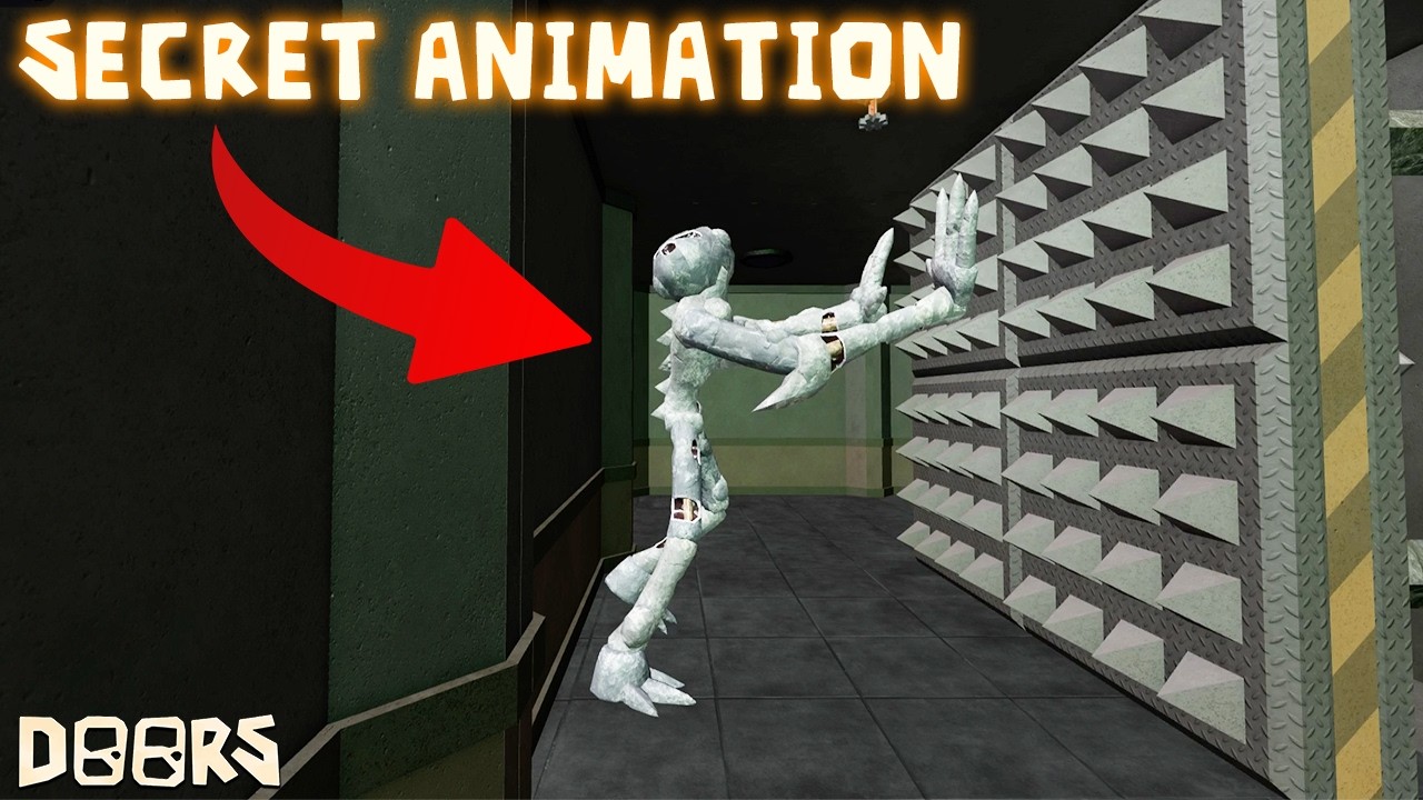 DOORS : Creak's Secret Animation in Stairwell Expansion Update [ROBLOX]