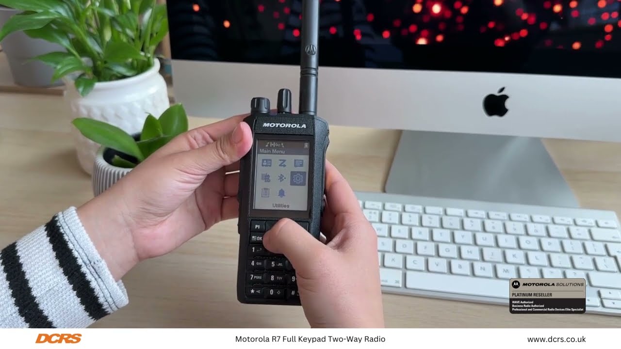 Mototrbo R7 Full Keypad Two-Way Radio Walk-Through