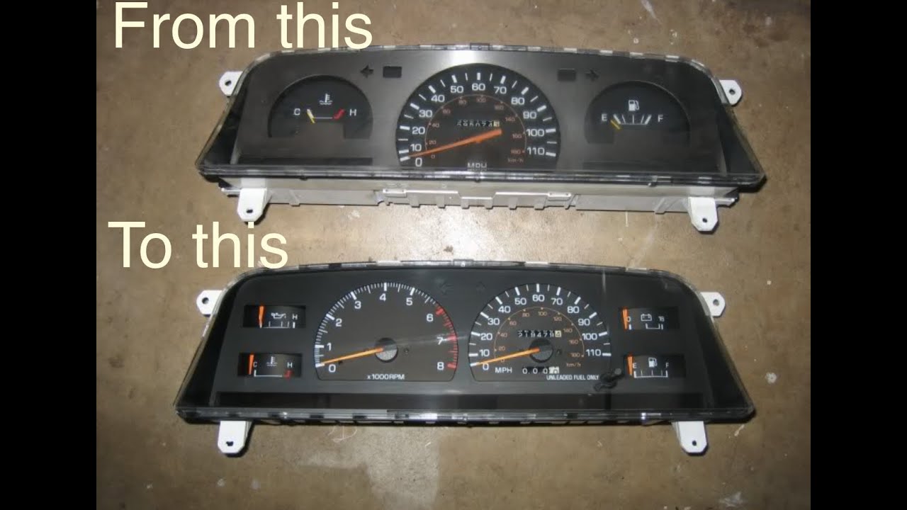 Instrument Cluster Swap in a 1994 Toyota Pickup (base)