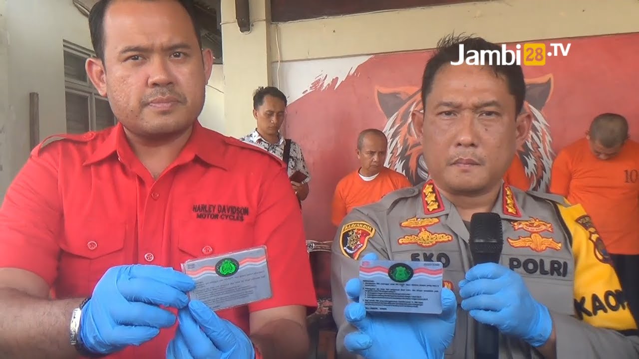 Satreskrim Polresta Jambi Tangkap 3 Pelaku Pembuat Sim Palsu