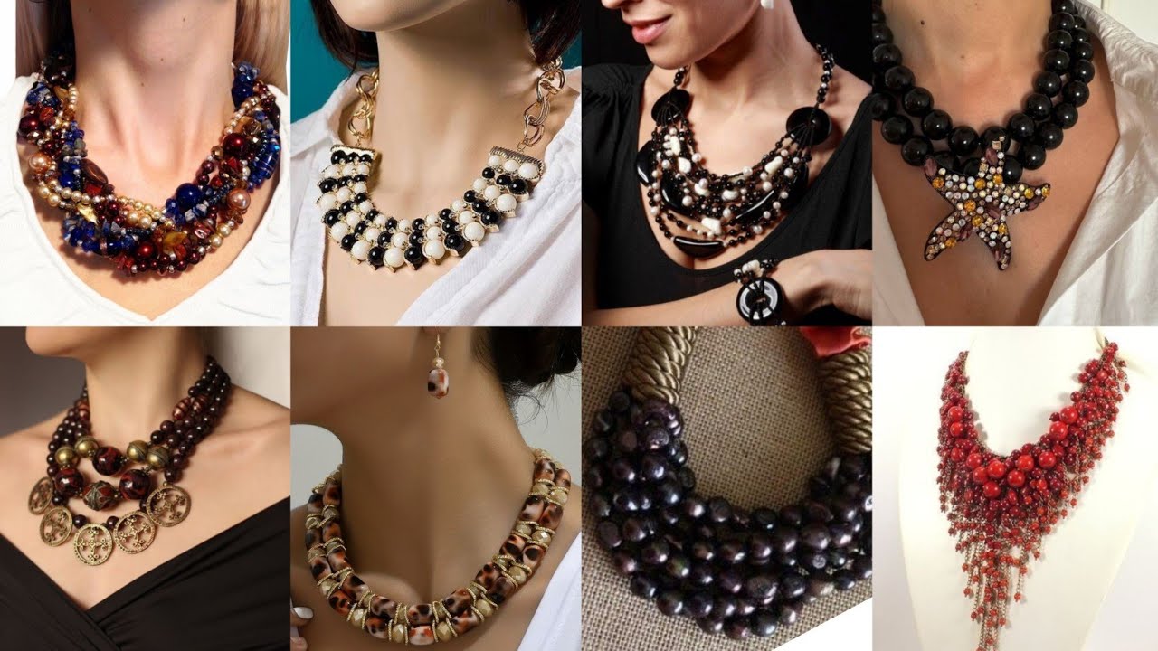 Vibrant Colorful Pearls Necklace | Unique and Stylish Jewelry Piece