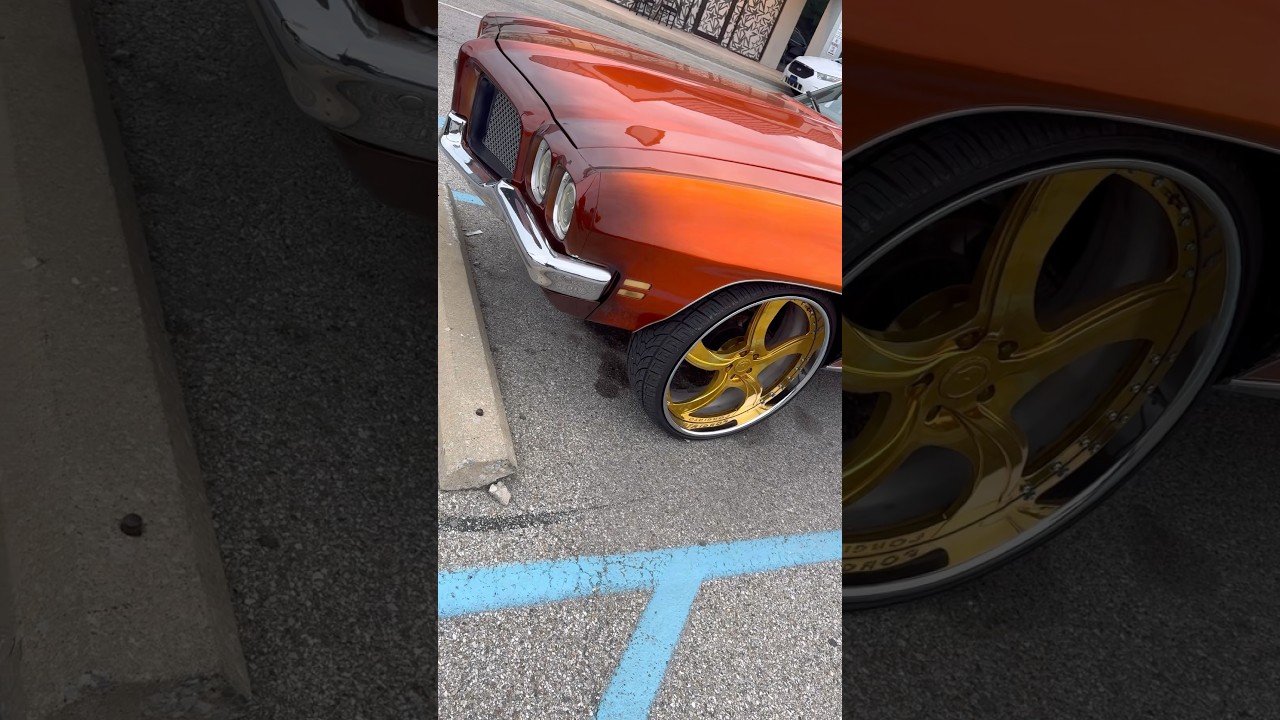 #KandyOrange #pontiac #lemans #26s #forgiato #naptownwhips #carshow #lsswap #borla #wilwood
