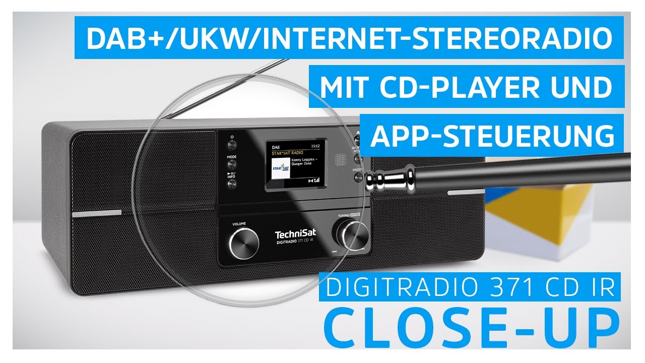 DIGITRADIO 371 CD IR | DAB+/UKW/INTERNET STEREO-ANLAGE | TechniSat