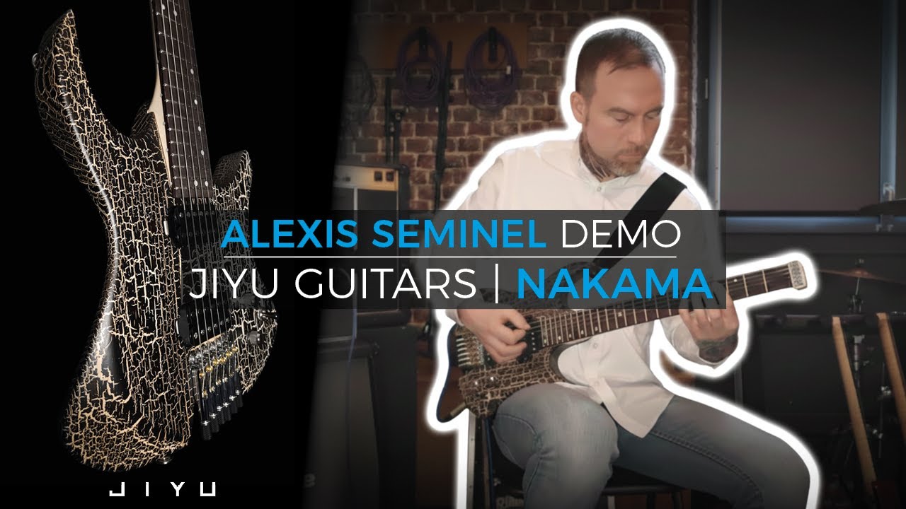 ALEXIS SEMINEL Demo | Jiyu NAKAMA - Crackle Finish Headless Guitar
