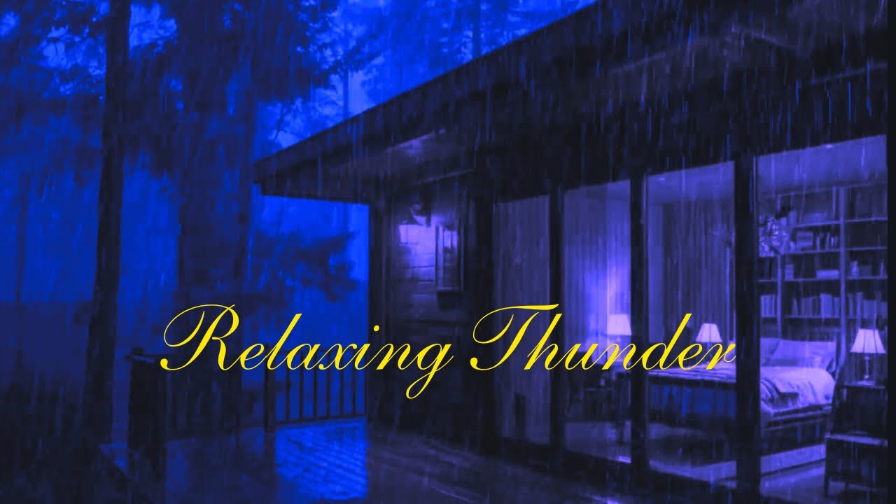 Rain Sound in Forest Heavy Rain on Cabin For Fall Asleep in 3 Minutes | Soothing Rainy Day Vibes #1