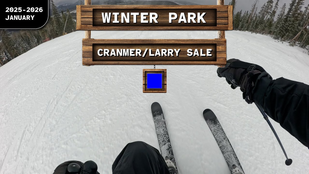 Winter Park ➳ Cranmer to Larry Sale | Early January 2026 POV Run