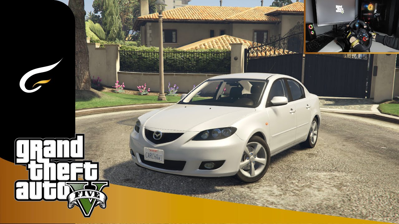 Mazda 3 bk | GTA V | Logitech G29