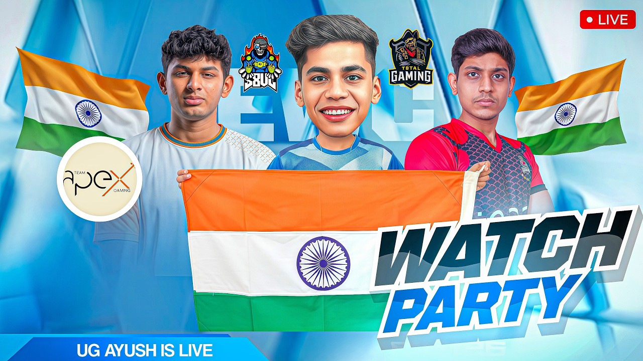 India India🏆Do or Die EWC FREE FIRE MAX Watchparty🔥🇮🇳 -  #ungraduategamer #S8UL #totalgaming #apex