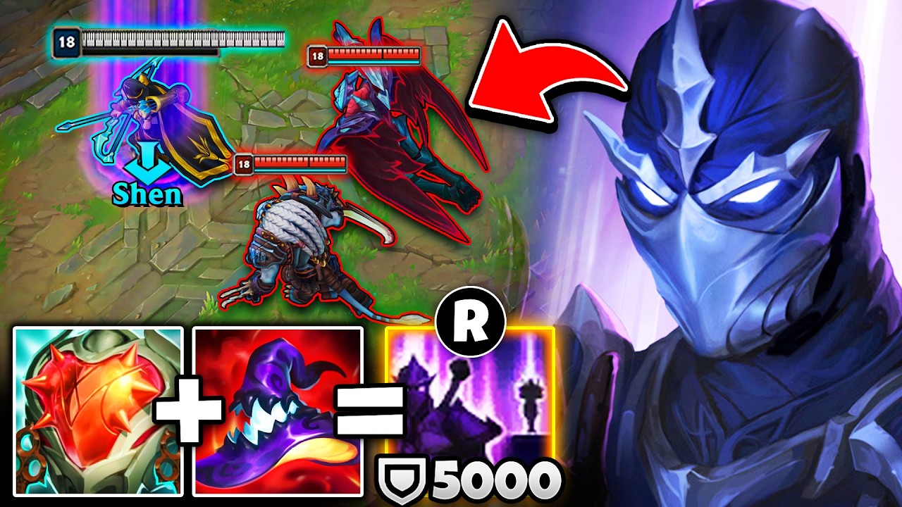 AP Shen is the most ridiculous thing you'll see today... (BIGGEST SHIELD EVER)