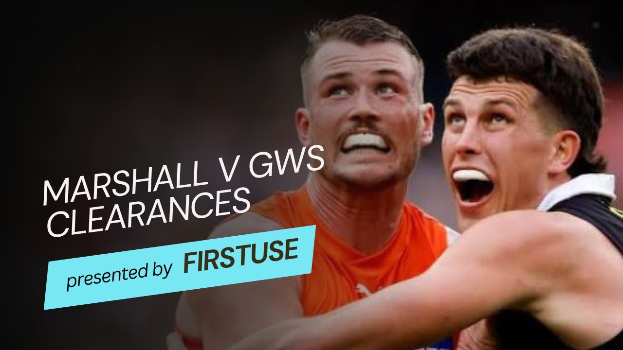 AFL Ruck Clearances - Rowan Marshall