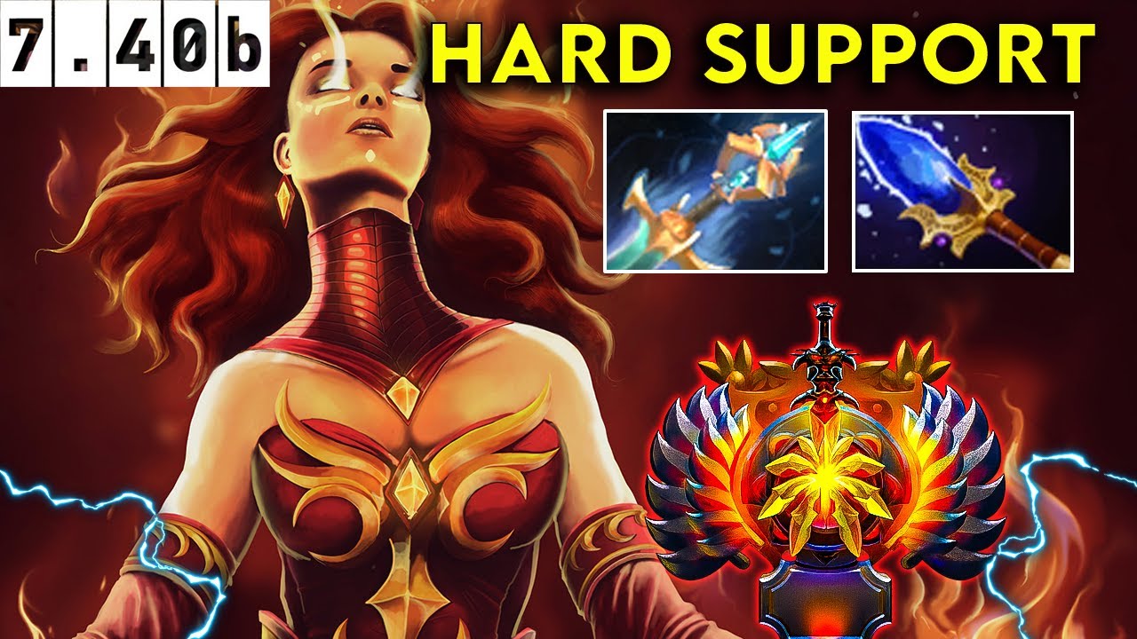 Lina🔥 Immortal Hard Support Insane Support - Dota 2 Patch 7.40b Pro Pub Gameplay