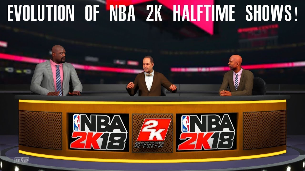Эволюция шоу в перерывах матчей NBA 2K (NBA 2K - NBA 2K18)