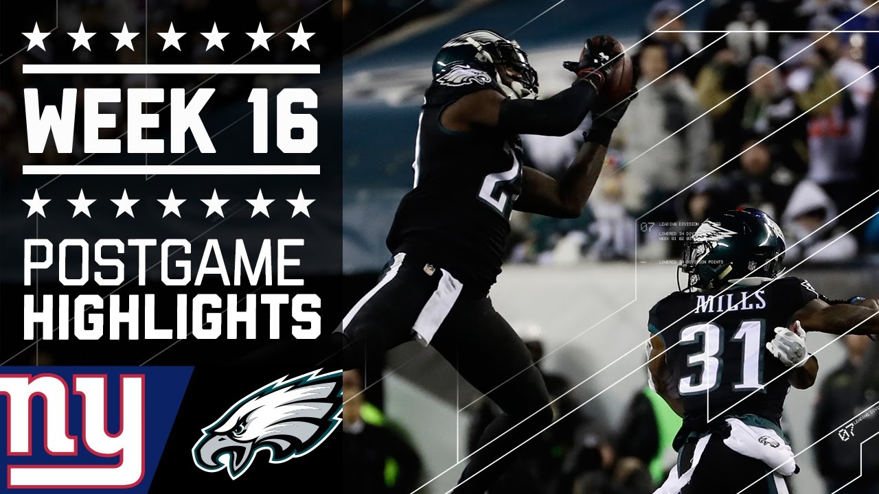 Giants vs. Eagles | NFL Week 16 Game Highlights