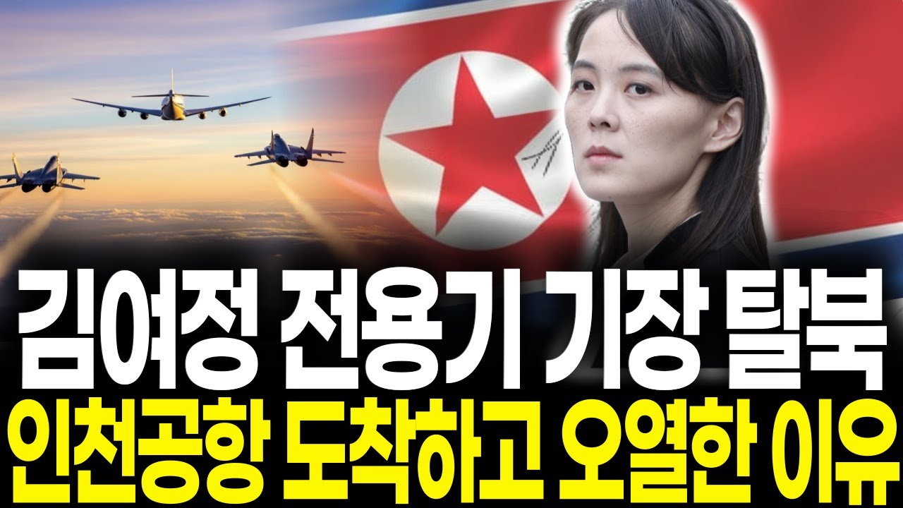 김여정 전용기 기장 일가족과 탈북! 인천공항에 도착하자마자 오열을 한 이유는?