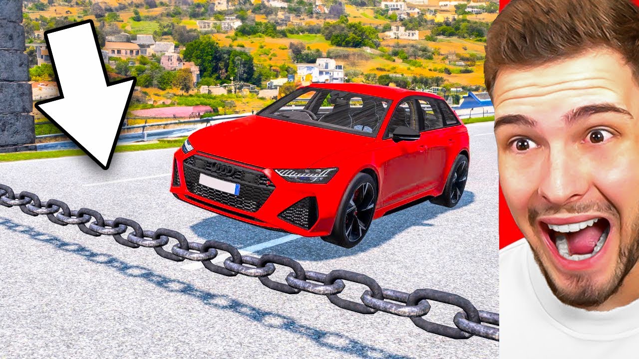 AUTOS vs. UNZERSTÖRBARE KETTEN?! (BeamNG)