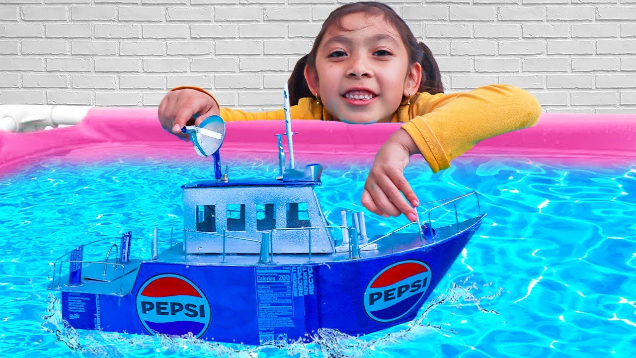 Recycle Fun! Maddie and Kaden’s Boat Adventure 🚤♻️