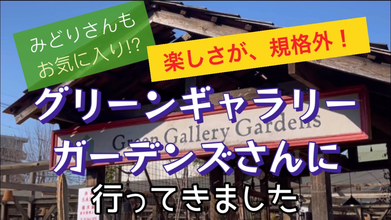 [園芸店巡り5]楽しさが、規格外！グリーンギャラリーガーデンズさんに行ってきました