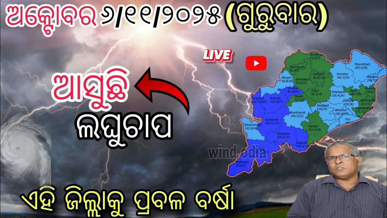୬ନଭେମ୍ବର ଗୁରୁବାର ସଂଧ୍ୟା ସୁଦ୍ଧା | ୩ ଜିଲ୍ଲାରେ ପ୍ରବଳ ବର୍ଷା ଓ ୨୦ ଜିଲ୍ଲାରେ ଅତି ପ୍ରବଳ ଶୀତ |wind odia