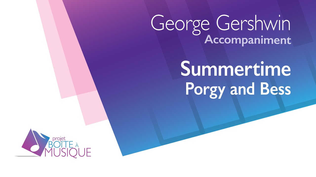G. Gershwin - Summertime (piano accompaniment)