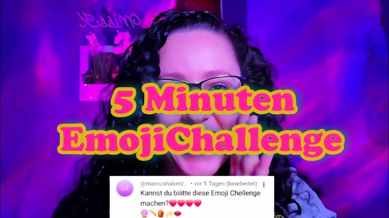 Emoji Challenge mit Tapping, Mouthsounds, Scratching #asmr #triggersforsleep  #asmremojichallenge 