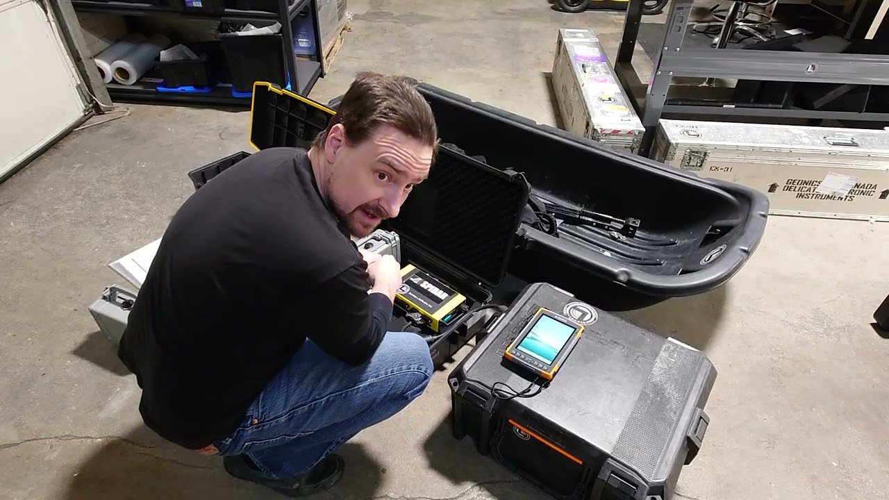Lithogen IceProfiler 2026 (Custom Sensors and Software ice road GPR) System Overview.