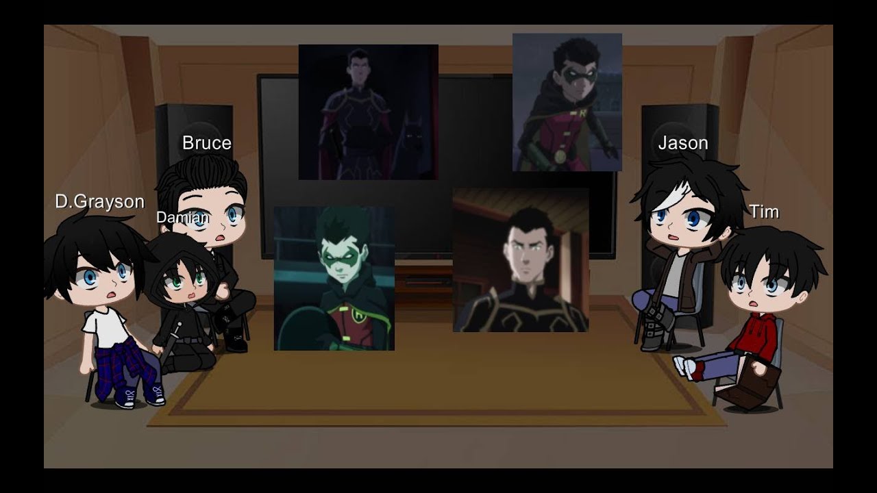Batfamily reacts to Damian Wayne || DC || Gacha Club