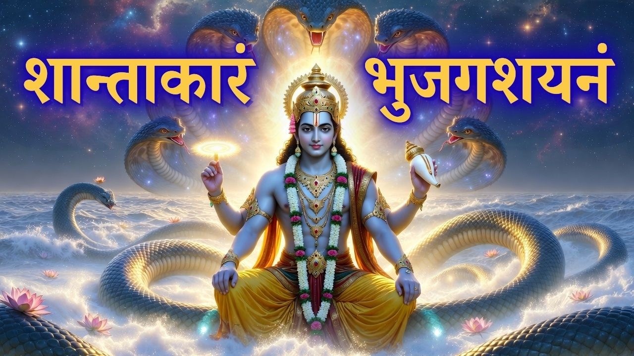 Shanta Karam Bhujaga Shayanam Song | Vishnu Mantra | Shantakaram Bhujagashayanam