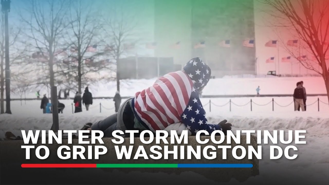 Beautiful in white? - DC blanketed in snow, sleet as emergency order remains in effect