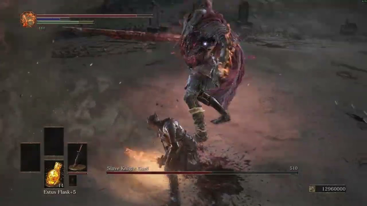 I kill Slave Knight Gael every day till i die. part: 363