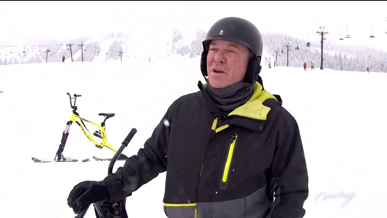 Skibyk is a new way to have fun in the mountains - KING 5 Evening