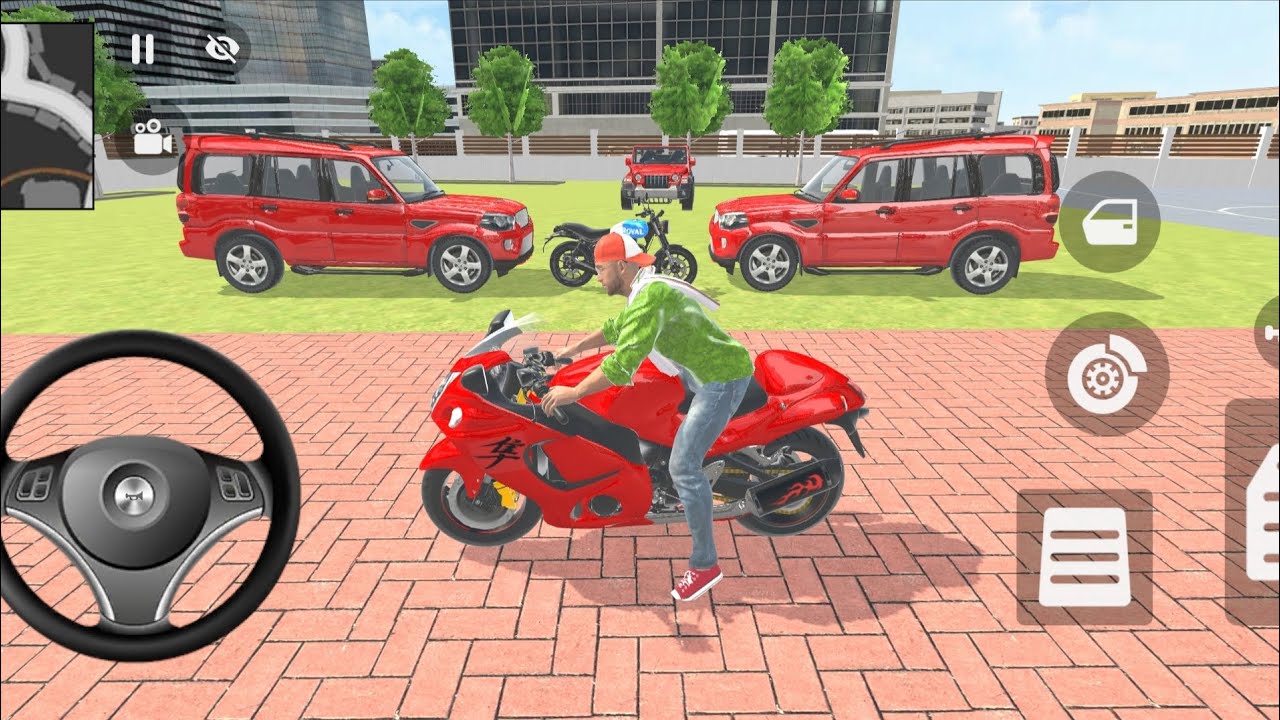 🎮 Franklin order by 2⃣ Golden 🏆 Mahindra Thar & 1⃣ Golden 🏆 H2R in Indian 🇮🇳 bike  Auto simulator 🎮
