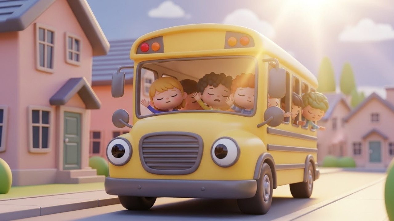 Школьный автобус поет утреннюю песню 🚌🎶 | Мультфильм для детей и весёлые приключения