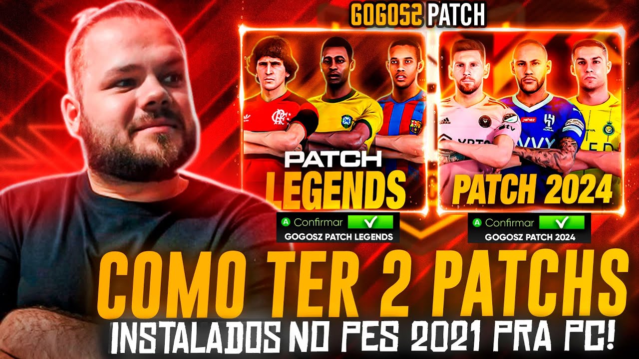 COMO INSTALAR DOIS PATCHS NO PES 2021