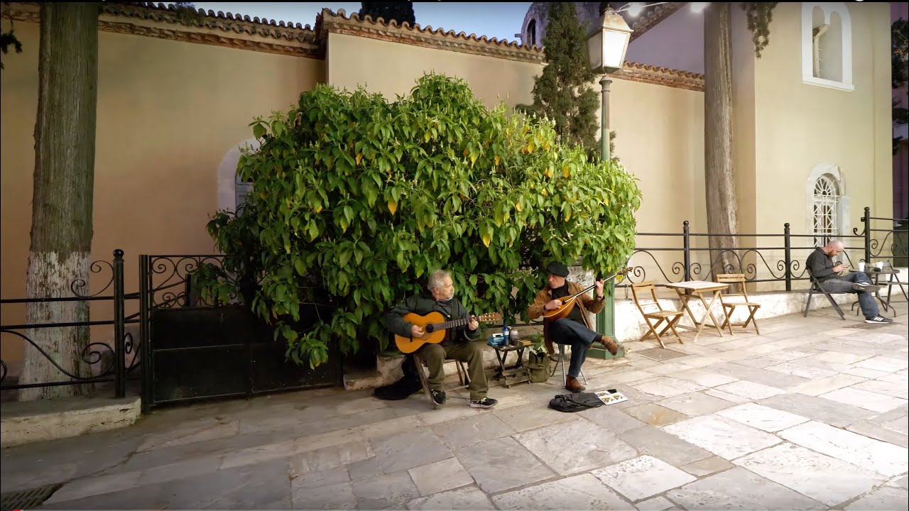 【4K】Walking around Athens Plaka - Monastiraki - Ermou - Syntagma