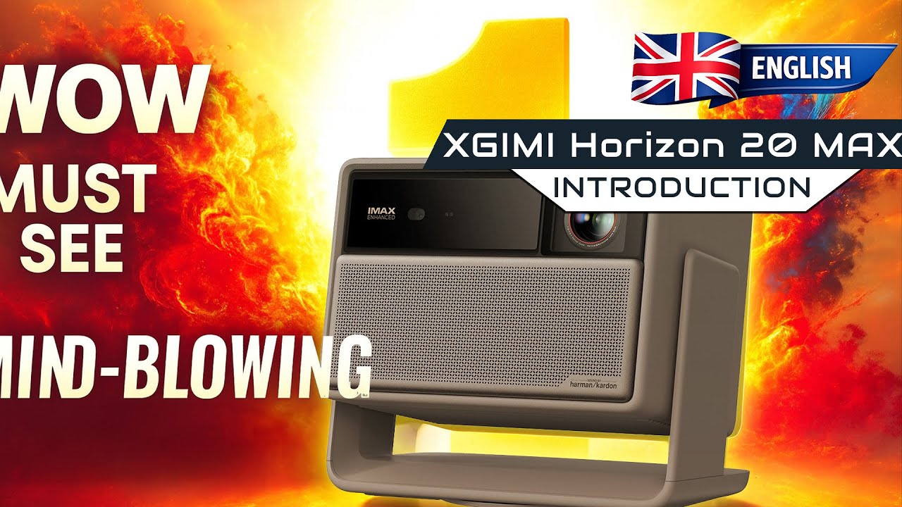 The most powerful projector under €3,000 – XGIMI Horizon 20 Max with 5,700 lumens, Google TV, Gaming
