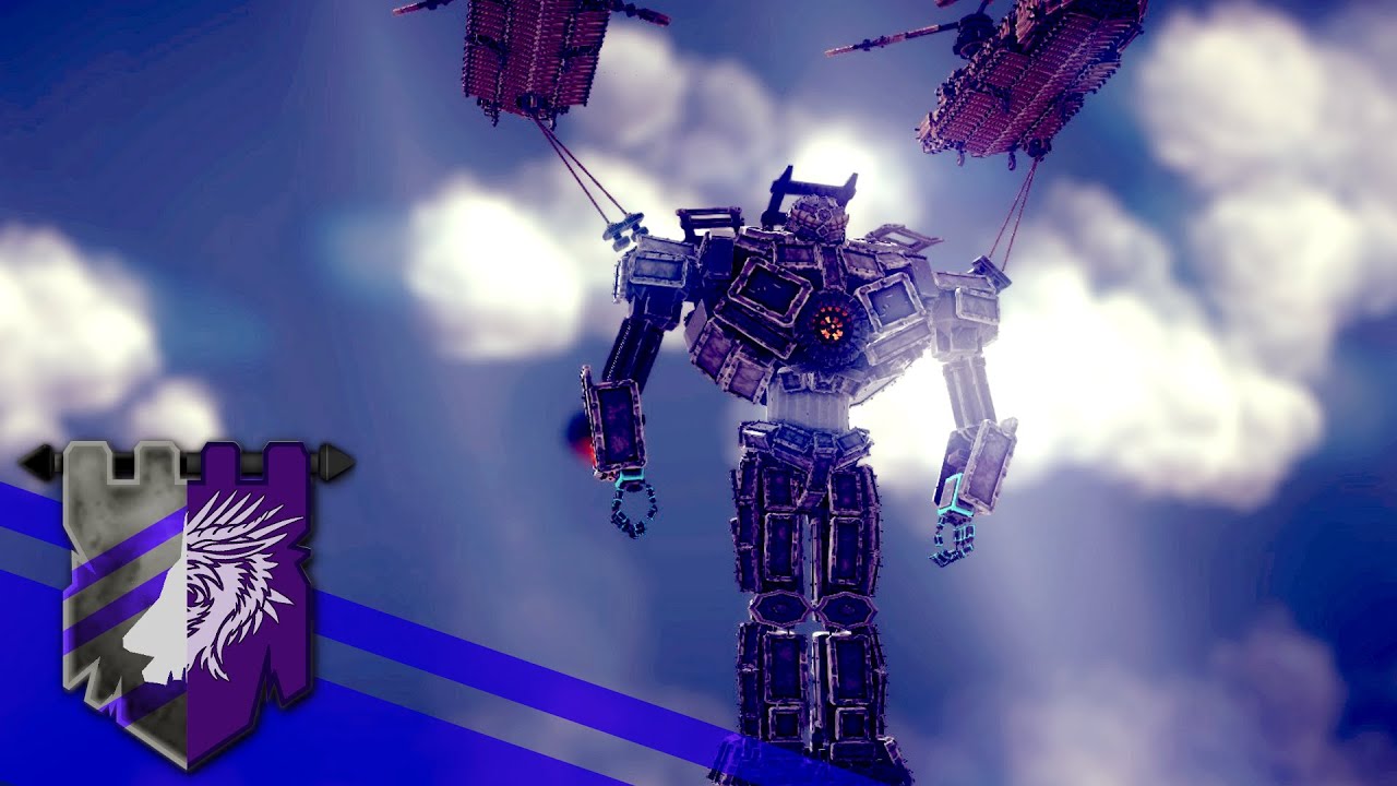 Pacific Rim - Gipsy Danger Fly Over the Sea | BESIEGE v 0.25 | Theater of Flights #29