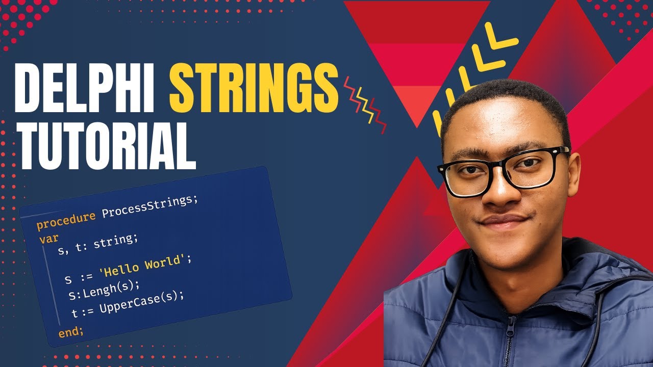 Delphi strings tutorial. Grade 10-12