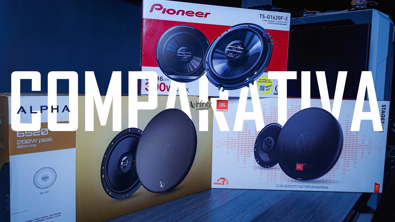COMPARATIVA | PIONEER | JBL | INFINITY | Altavoz 6.5'