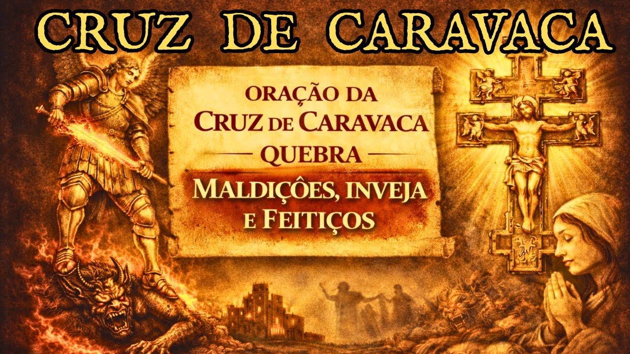 ORAÇÃO PODEROSÍSSIMA da Cruz de Caravaca DESTRÓI Maldições, Inveja e TODO Mal Oculto!