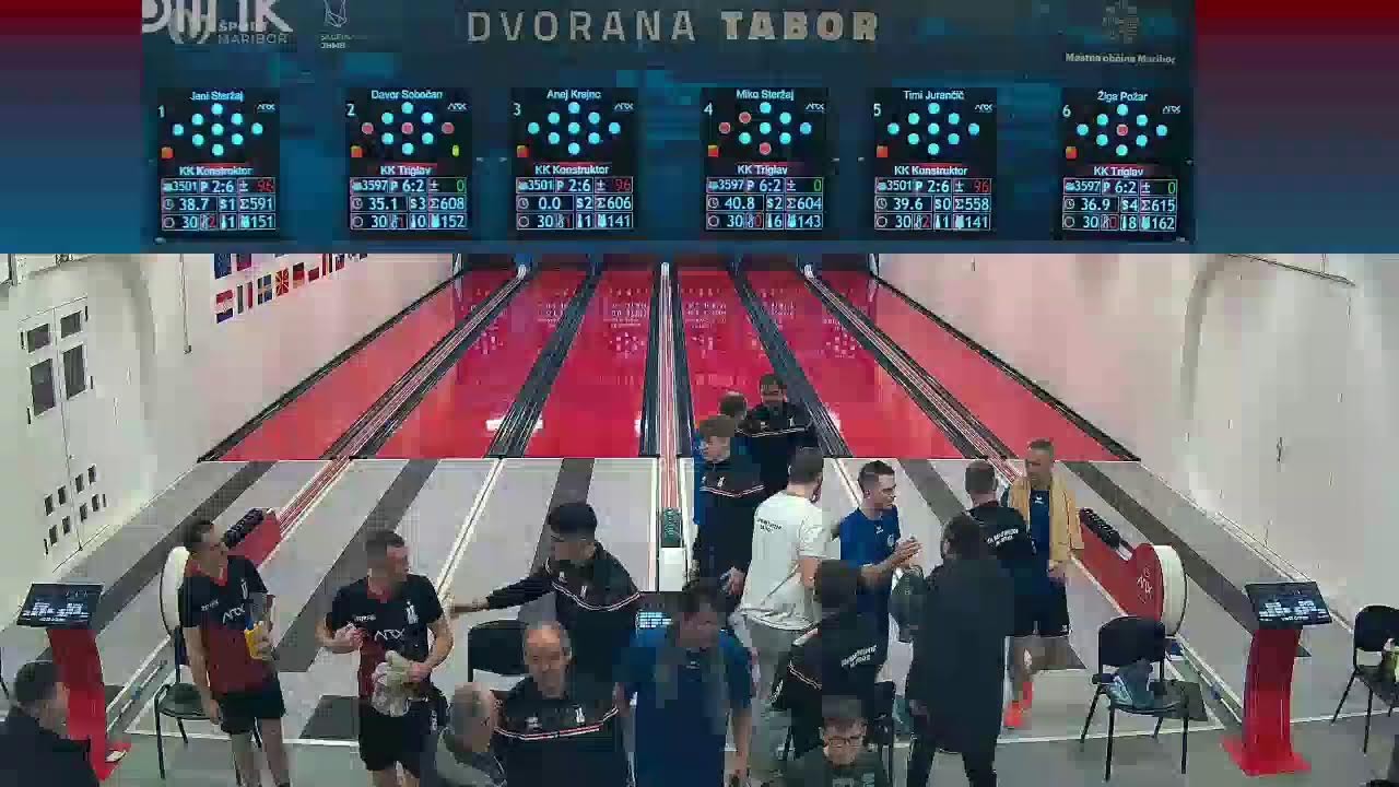 1.A. KEGLJAŠKA LIGA KK KONSTRUKTOR : KK TRIGLAV