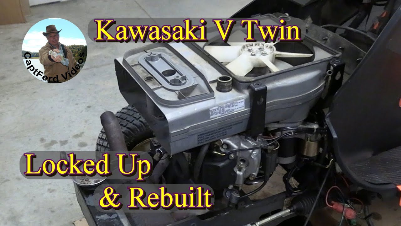 Завершена реконструкция двигателя Kubota / Kawasaki V Twin с водяным охлаждением